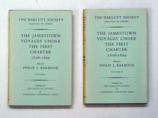 The Jamestown voyages under the first charter 1606-1609