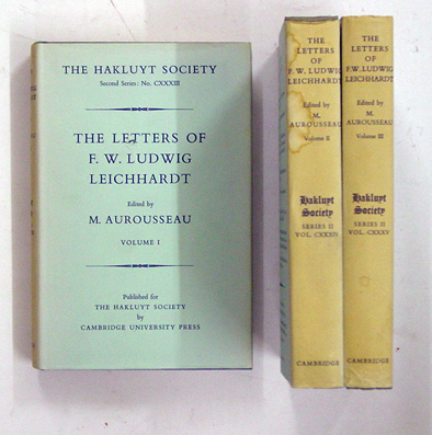 The letters of F. W. Ludwig Leichhardt