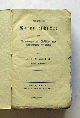 Allgemeine Naturgeschichte oder Andeutungen zur Geschichte und Physiognomik der Natur