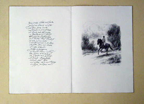 Der Morgenritt. Gedicht