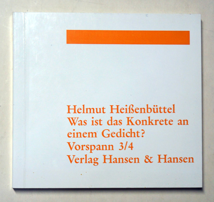 Was ist das Konkrete an einem Gedicht