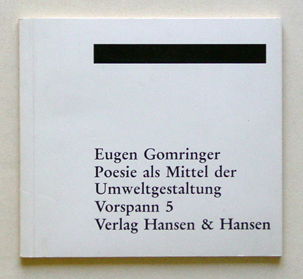 Poesie als Mittel der Umweltgestaltung