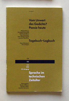 Sprache im technischen Zeitalter
