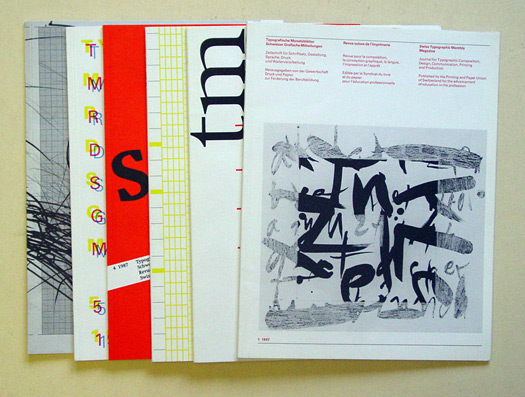 Typografische Monatsblätter TM - Schweizer Grafische Mitteilungen SGM - Revue suisse de l‘imprimerie RSI - Swiss typographic monthly magazine