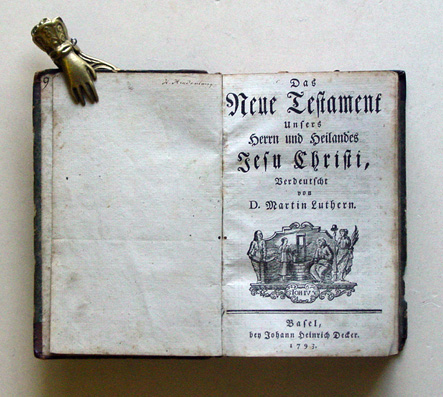 Das neue Testament unsers Herrn und Heilandes Jesu Christi, verdeutscht von D. Martin Luthern