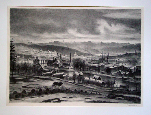 Zürich. Acht Lithographien von Otto Baumberger