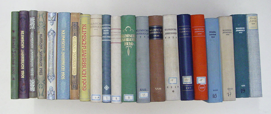 Klimsch’s Jahrbuch des graphischen Gewerbes. Eine Übersicht über die Fortschritte auf graphischem Gebiet (Später: Technische Abhandlungen und Berichte über Neuheiten aus dem Gesamtgebiete der graphischen Künste.)  (27 Jahrgänge in 21 Bänden)