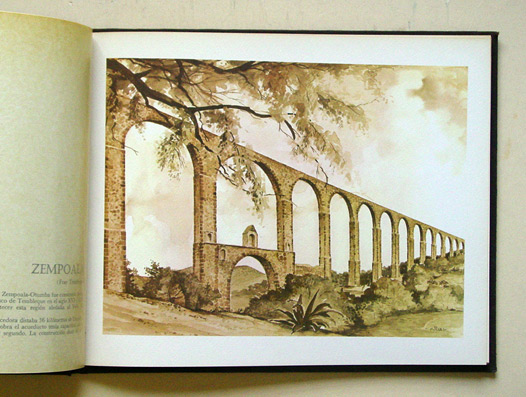 Estampas de acueductos mexicanos