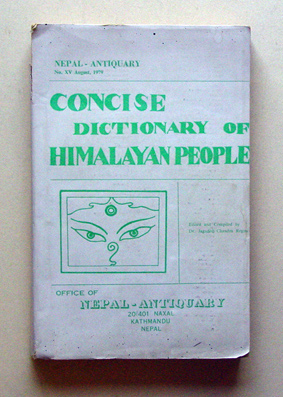 Concise dictionary of Himalayan people (Bibliographical)