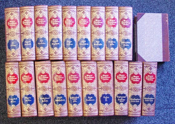 Meyers Konversations-Lexikon, 17 Bde. (A-Z), Bd. 18: Ergänzungen, Nachträge und Register; Bd.: 19: Jahres-Supplement 1898 - 1899; Bd. 20: Jahres-Supplement 1899 - 1900 