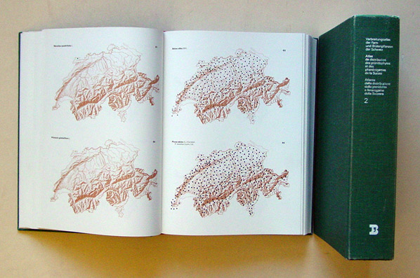 Verbreitungsatlas der Farn- und Blütenpflanzen der Schweiz. Atlas de distribution des Pteridophytes et des Phanerogames de la Suisse. Atlante distribuzione delle Pteridofite e Fanerogame della Svizzera. (2 Bde.)