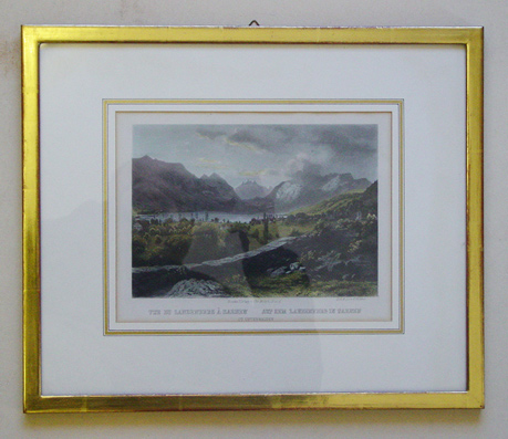 Auf dem Landenberg in Sarneen. Vue du Landenberg à Sarnen. Ct. Unterwalden 