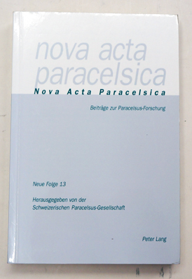 Nova acta Paracelsica - Beiträge zur Paracelsus-Forschung