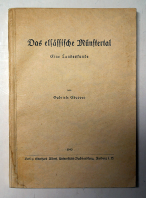 Das elsässische Münstertal