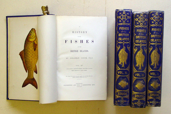 A history of the fishes of the British Islands. (4 Bde. compl.)