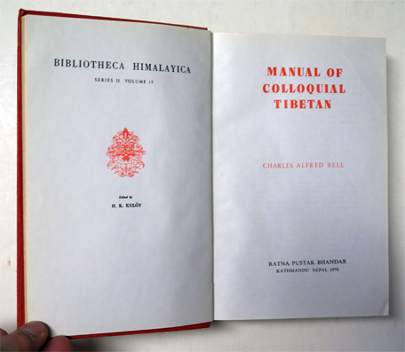 Manual of colloquial Tibetan