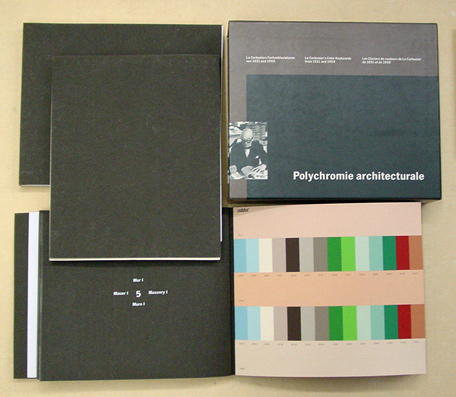 Bd. 1: Le Corbusier - Polychromie architecturale; Bd. 2:Farbenklaviaturen von 1931 und 1959 / Color Keyboards from 1931 and 1959 / Les claviers de couleurs de 1931 et de 1959. Bd. 3: Farbmuster. Color swatches. Echantillons de couleurs