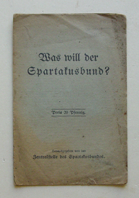 Was will der Spartakusbund