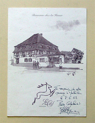 Restaurant Le cerf - Cathy et Michel Husser