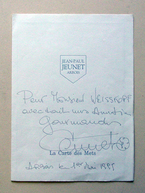 Restaurant - Jean-Paul Jeunet