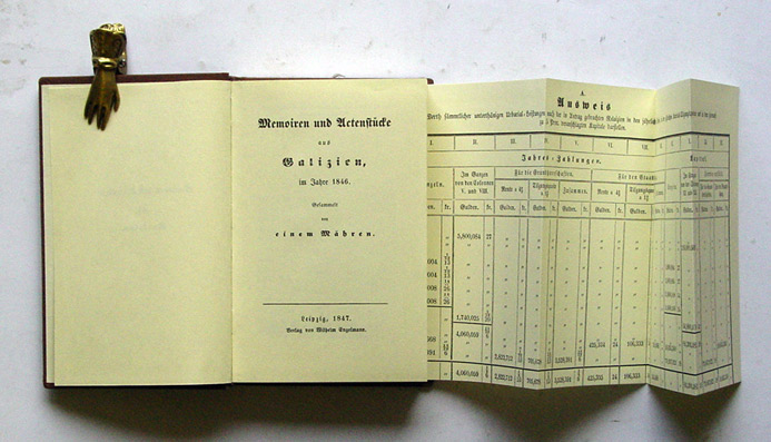 Memoiren und Actenstücke aus Galizien im Jahre 1846. Gesammelt von einem Mähren.