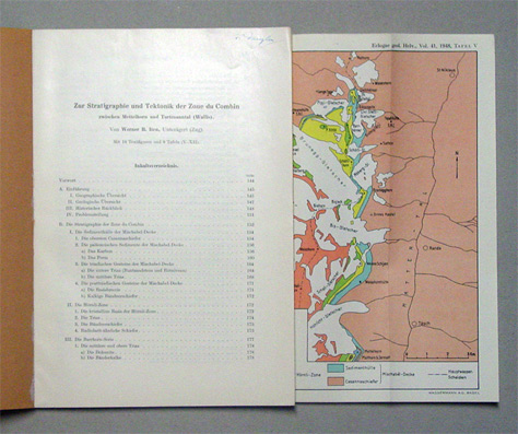 Zur Stratigraphie und Tektonik der Zone du Combin zwischen Mettelhorn und Turtmanntal (Wallis)
