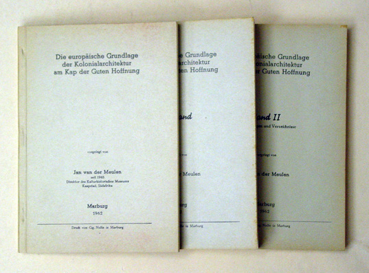 Die europäische Grundlage der Kolonialarchitektur am Kap der Guten Hoffnung