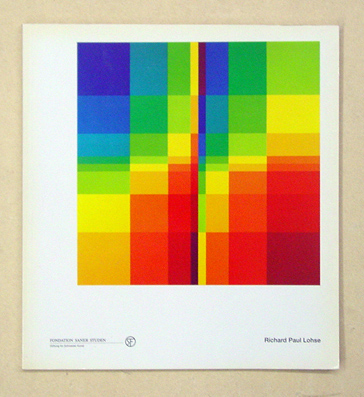 Richard Paul Lohse - Die Konstruktion ist das Bild - La construction est le tableau