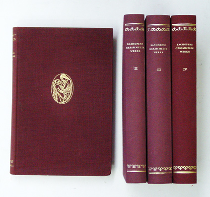Johann Jakob Bachofens gesammelte Werke (Bd. I-IV, 4 Bde.)