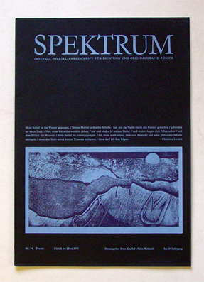 Spektrum Heft 74. Traum