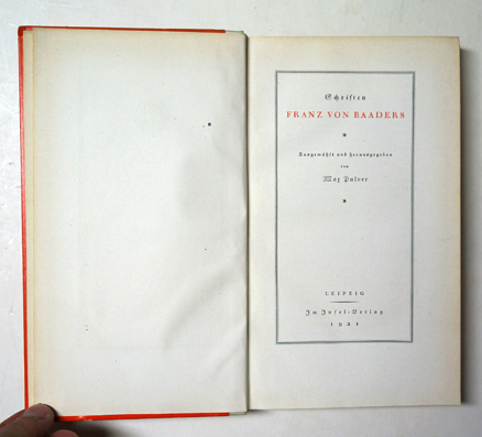 Schriften Franz von Baaders