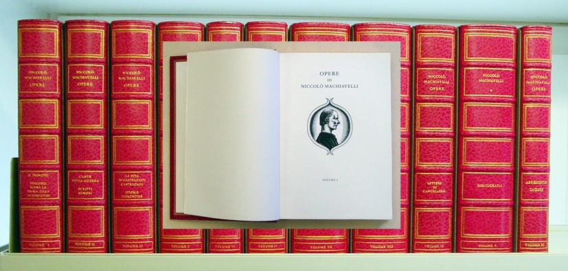 Niccolo Machiavelli: Tutte le Opere (11 Bde. compl.)
