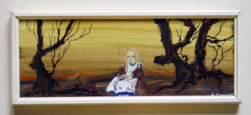 Mädchen im Wald