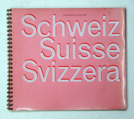 Schweiz - Suisse - Svizzera - 35e Biennale de Venise 1970