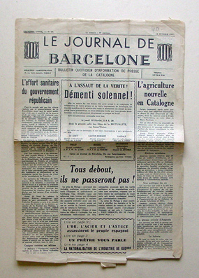 Le Journal de Barcelone - Bulletin quotidien d’information de presse de la Catalogne
