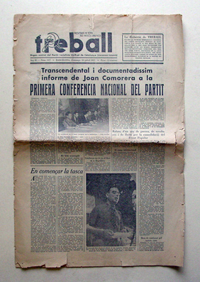 Treball - Organ central del Partit Sozilista Unificat de Catalunya (Internacional Comunista)