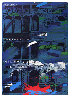 Plakat - Schoeck - Massimilla Doni - Opernhaus Zürich