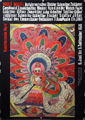 Plakat - Adolf Wölfli- Kunsthaus Bern