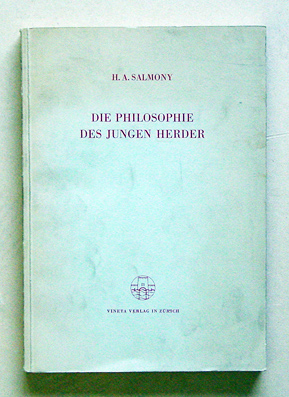 Die Philosophie des jungen Herder