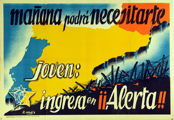 Plakat - Mañana podra necesitarte, Joven: ingresa en !!Alerta!!