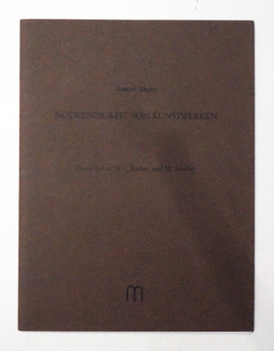 Notwendigkeit von Kunstwerken