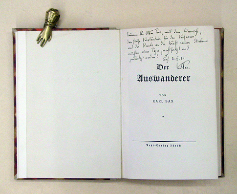 Der Auswanderer (I. u. II. Buch)