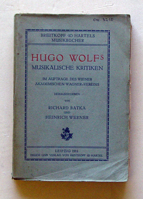 Hugo Wolfs musikalische Kritiken