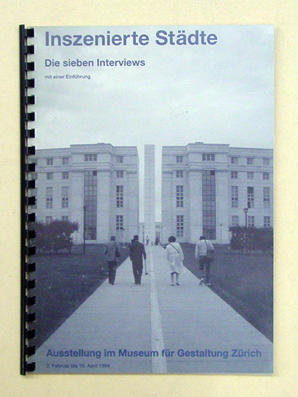 Inszenierte Städte. Die sieben Interviews