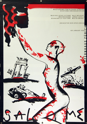 Plakat - Salome, Musikdrama von Richard Strauss