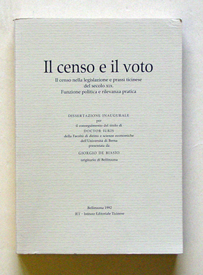Il censo e il voto