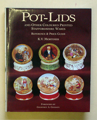 Pot - Lids and other coloured printed Staffordshire wares