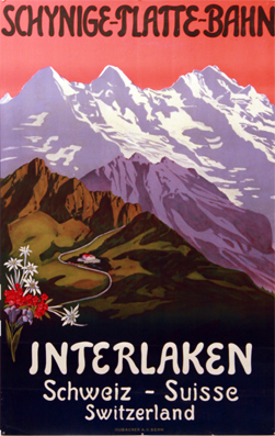 Plakat - Schynige-Platte-Bahn