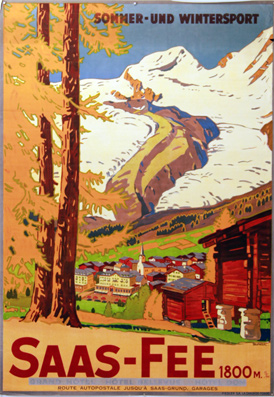 Plakat - Saas-Fee