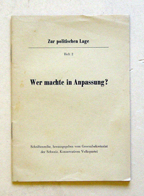 Wer machte in Anpassung
